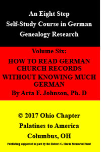 Vol 6 How to Read German Church Records Without Knowing Much German